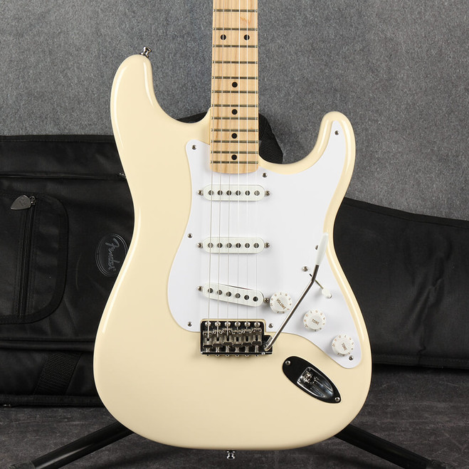 Fender Jimmie Vaughan Tex-Mex Stratocaster - Olympic White - Gig Bag - 2nd Hand