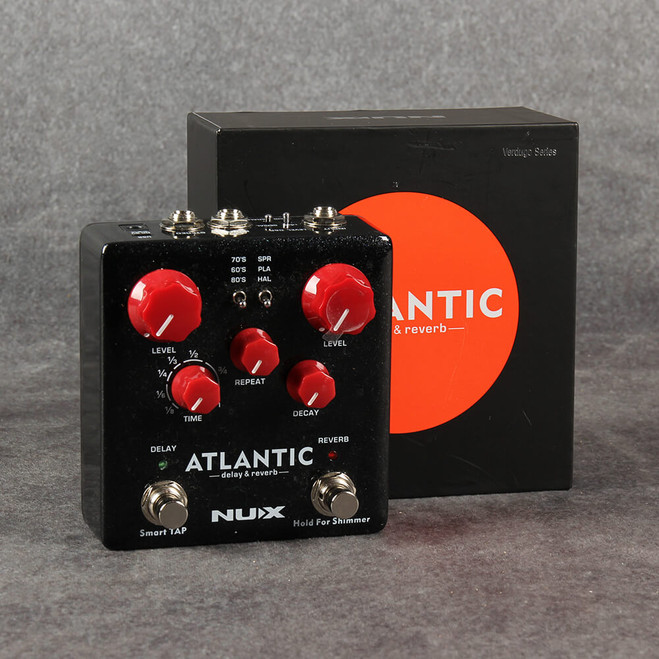 NUX NDR-5 Atlantic Delay Reverb Pedal - Boxed - 2nd Hand