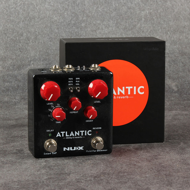 NUX NDR-5 Atlantic Delay Reverb Pedal - Boxed - 2nd Hand (121560)