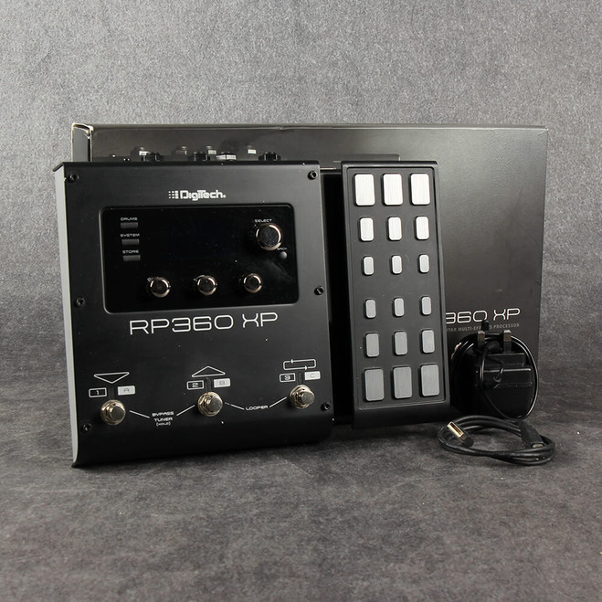 Digitech RP360 XP Guitar Multi-Effects Processor with PSU - Box & PSU - 2nd Hand