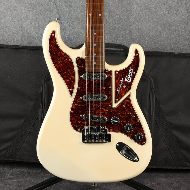 Burns Cobra Guitar - White - Hard Case - 2nd Hand