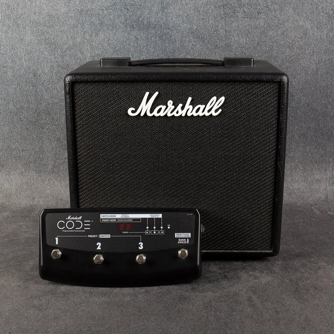 Marshall Code 25 1x10 25w Combo with Footswitch - 2nd Hand