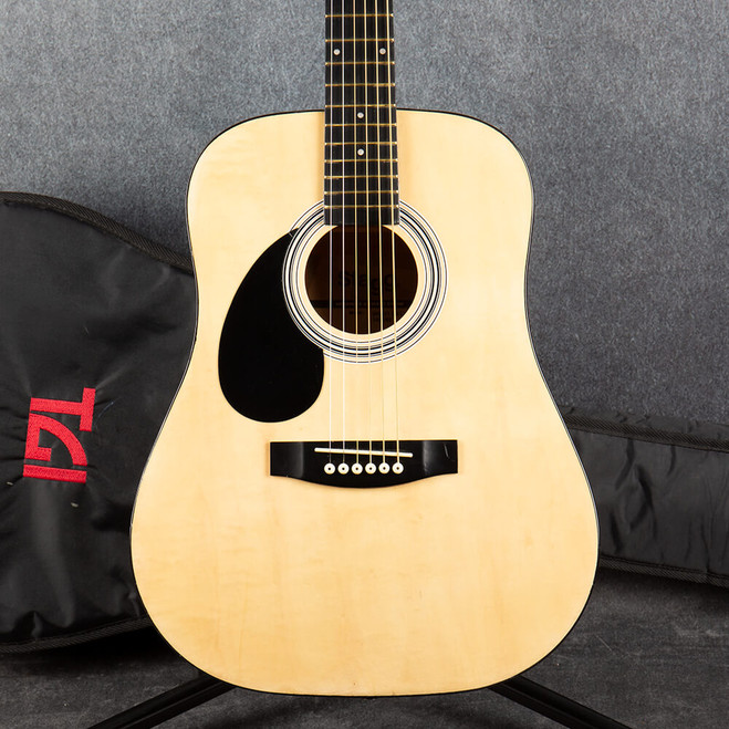 Stagg SW201 3/4 LH NT Left Handed 3/4 Size Acoustic - Natural - Bag - 2nd Hand