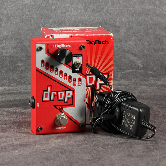 Digitech Drop Pitch Shifter Guitar Effect Pedal - Box & PSU - 2nd Hand
