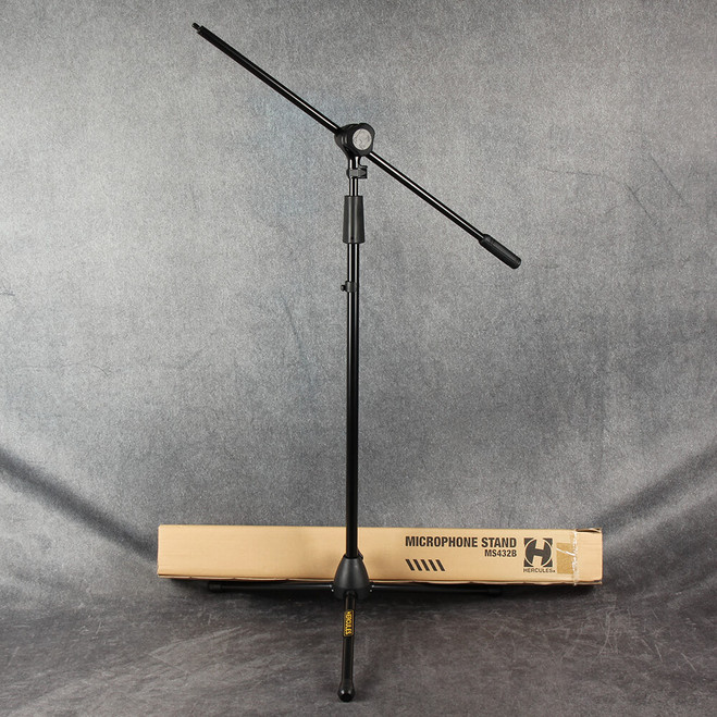 Hercules MS432B Microphone Boom Stand - Boxed - 2nd Hand