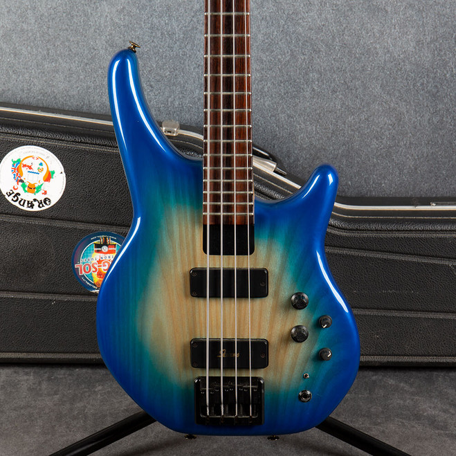 Status Eclipse 4 Bass - Blue Burst - Hard Case - 2nd Hand