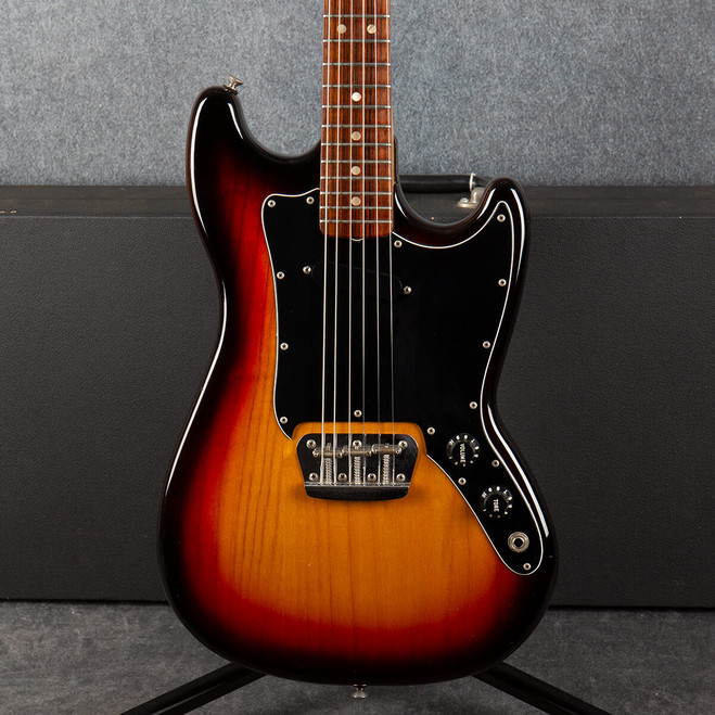 Fender Original 1978 Musicmaster - 3 Tone Sunburst - Hard Case - 2nd Hand