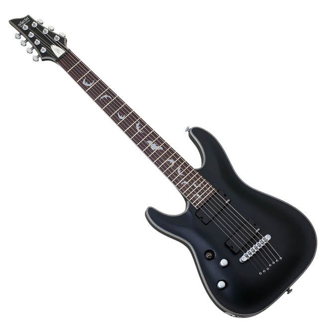 Schecter Damien Platinum-7 LH - Satin Black