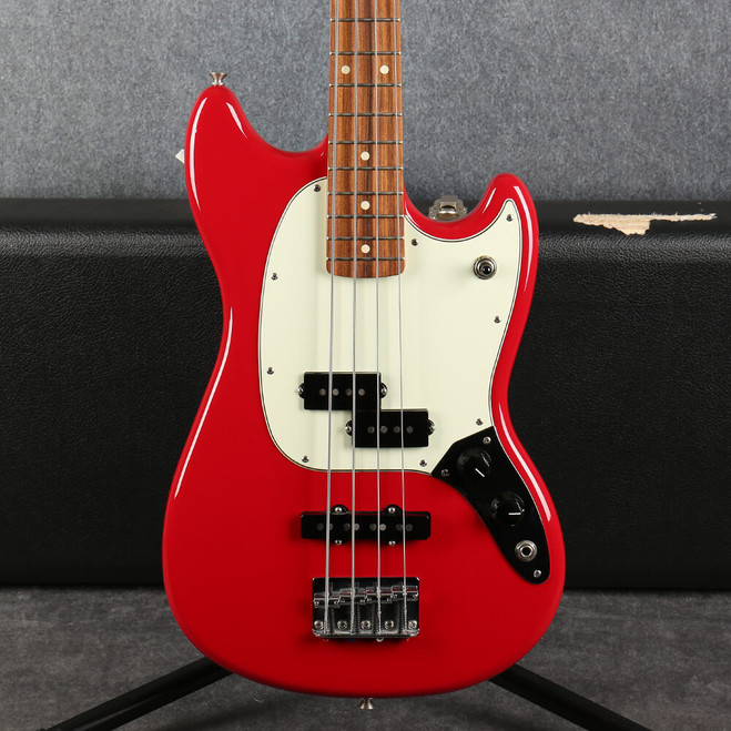 Fender Mustang PJ Bass - Torino Red - Hard Case - 2nd Hand