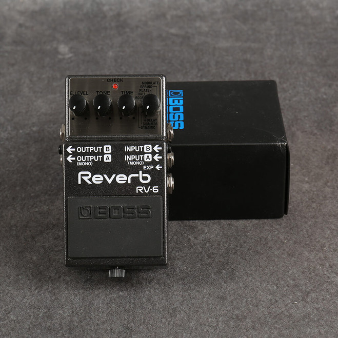 Boss RV-6 Reverb Pedal - Boxed - 2nd Hand
