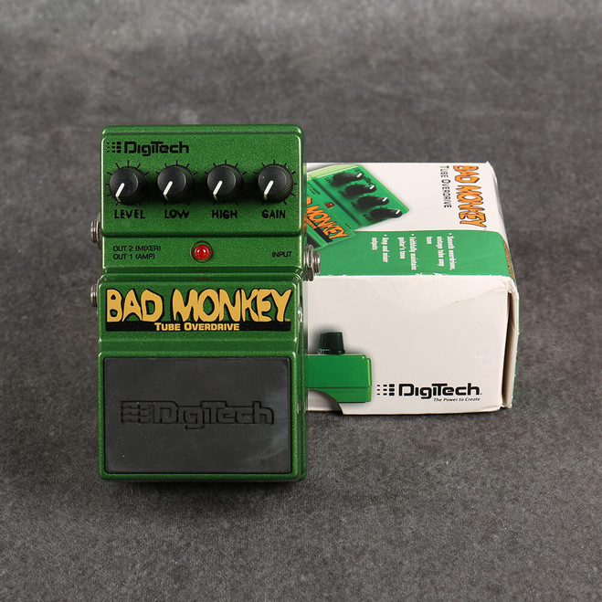 DigiTech Bad Monkey Tube Overdrive Pedal - Boxed - 2nd Hand