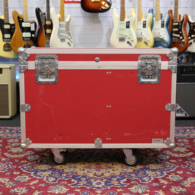 Flight Case Trunk Red 800L x 400W x 500D **COLLECTION ONLY** - 2nd Hand