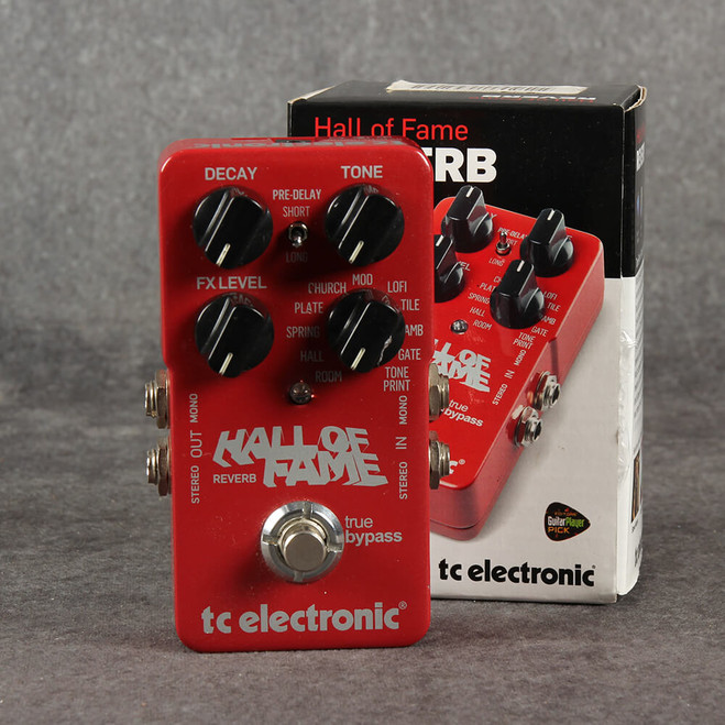 TC Electronic Hall of Fame Reverb Pedal - Boxed - 2nd Hand