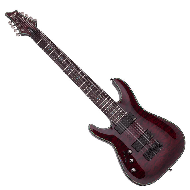 Schecter Hellraiser C-8 LH - Black Cherry