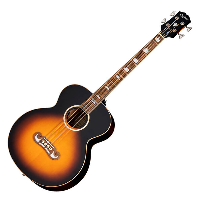 Epiphone El Capitan J-200 Studio Bass - Aged Vintage Sunburst