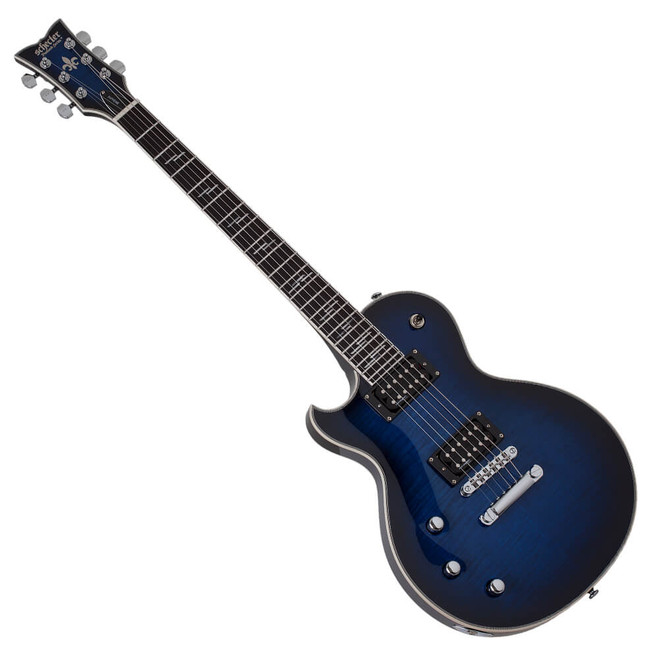 Schecter Solo-II Supreme LH - See-Thru Blue Burst