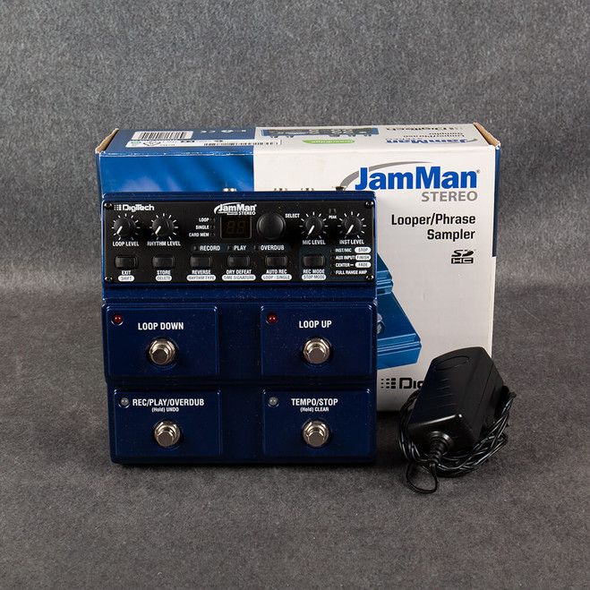 DigiTech Jamman Stereo Looper - Box & PSU - 2nd Hand