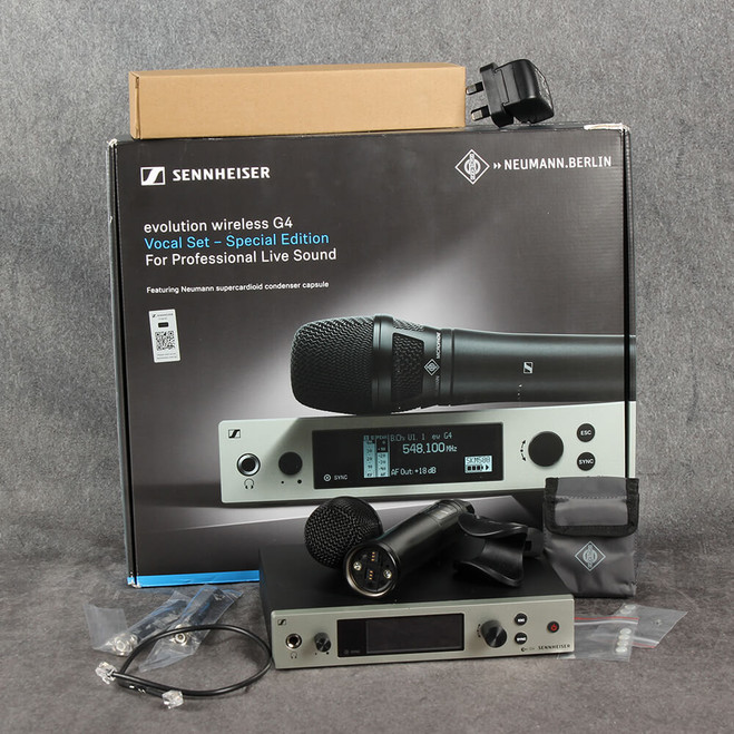 Sennheiser Evolution Wireless G4 - Neumann KK205 Capsul - Box & PSU - 2nd Hand