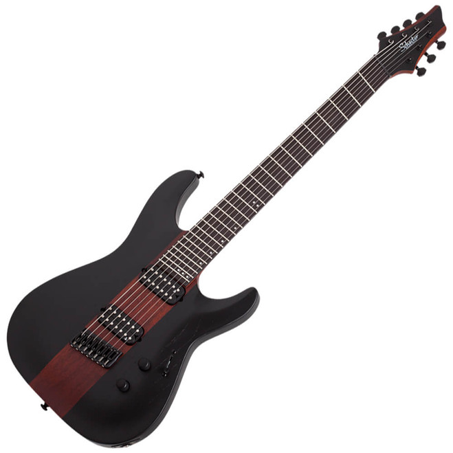 Schecter C-7 Multiscale Rob Scallon - Satin Dark Roast