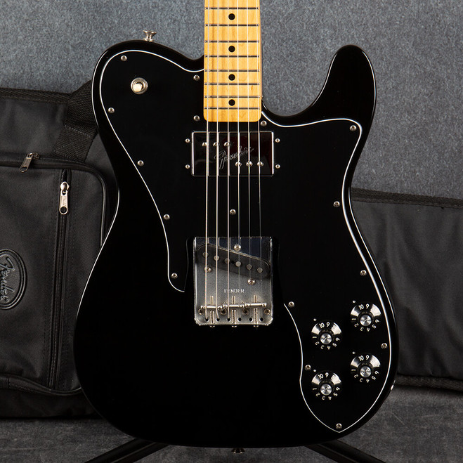 Fender Vintera 70s Telecaster Custom - Black - Gig Bag - 2nd Hand