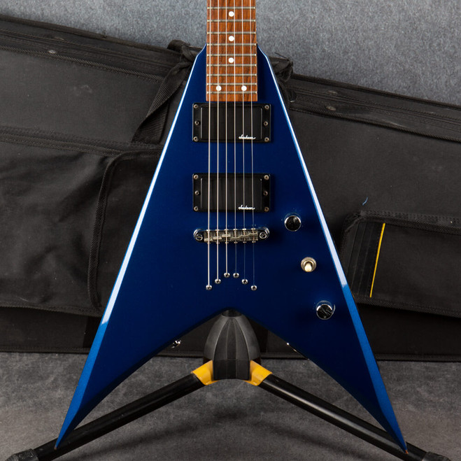 Jackson JS32T King V - Blue - Hard Case - 2nd Hand