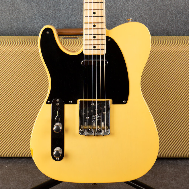 Fender American Vintage 52 Telecaster Left Handed - Blonde - Case - 2nd Hand