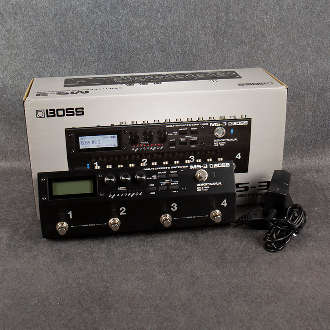 Boss MS-3 Multi Effects Switcher - Box & PSU - 2nd Hand (124896)