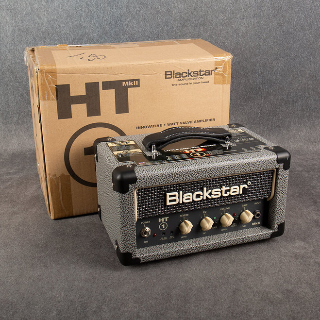 Blackstar HT-1RH MkII Valve Amp Head - Bronco Grey - Box & PSU - 2nd Hand