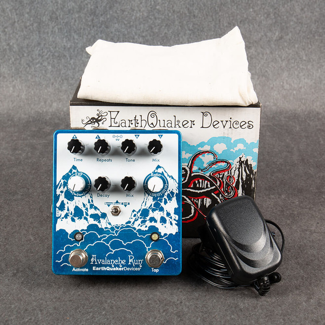 Earthquaker Devices Avalanche Run V1 - Box & PSU - 2nd Hand