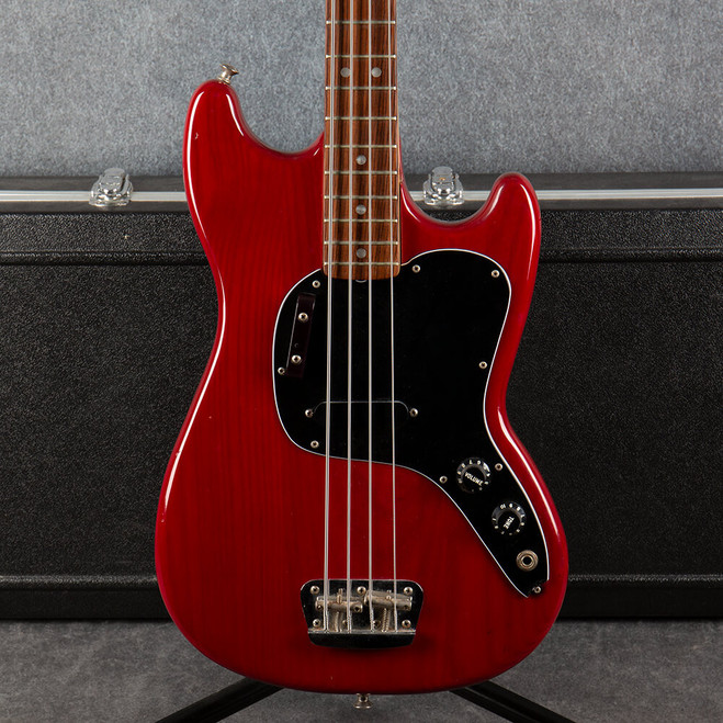 Fender Musicmaster Bass - 1978 - Cherry - Hard Case - 2nd Hand