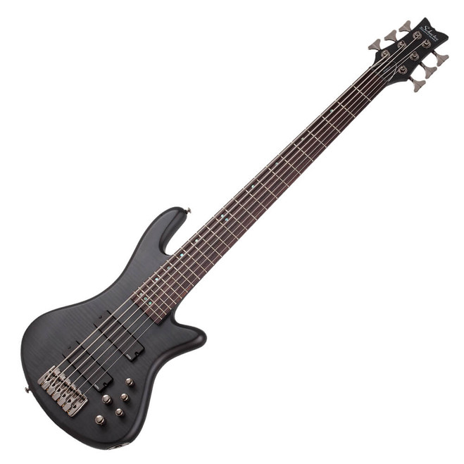 Schecter Stiletto Studio-6 - See-Thru Black Satin