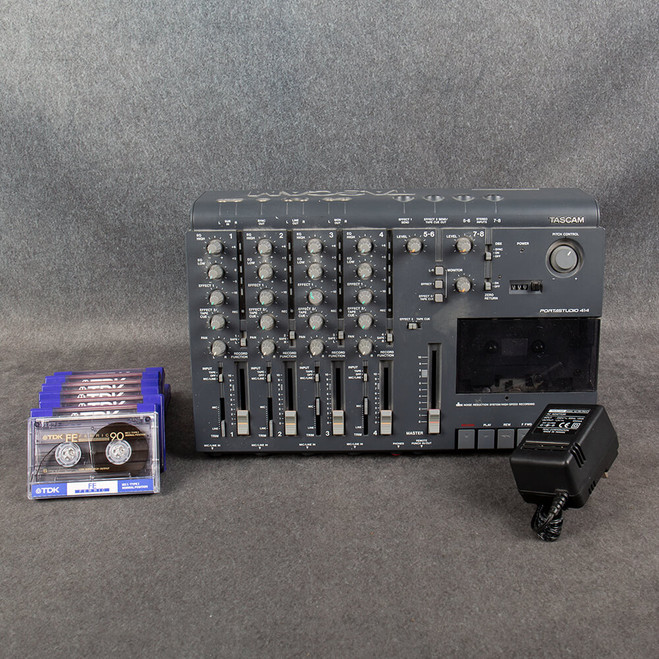 Tascam Portastudio 414 4-Track Cassette Recorder - Tapes - PSU - 2nd Hand