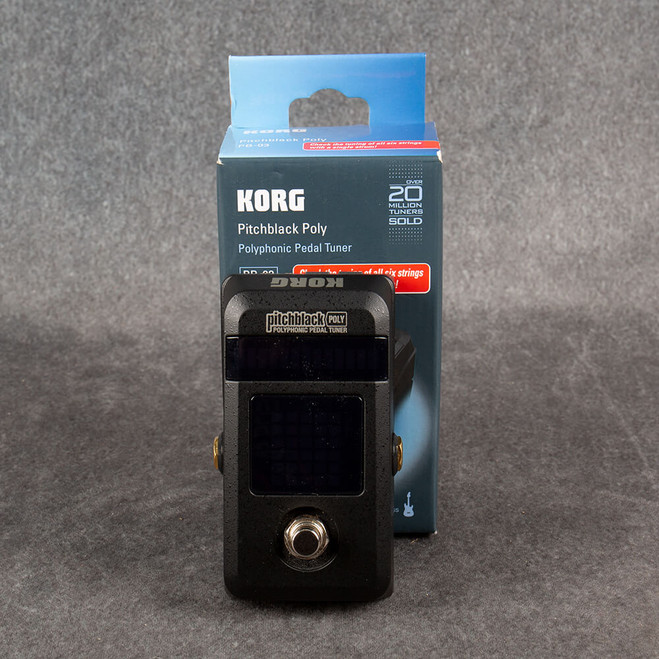 Korg Pitchblack Poly PB-03 Pedal Tuner - Boxed - 2nd Hand