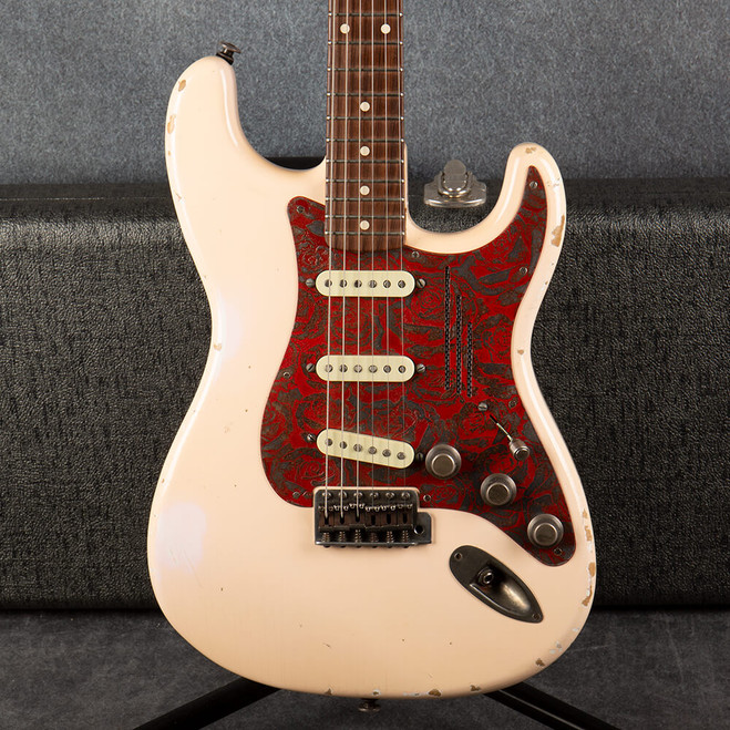 James Trussart Steelguard O Matic Red Rose Steel - Shell Pink - Case - 2nd Hand