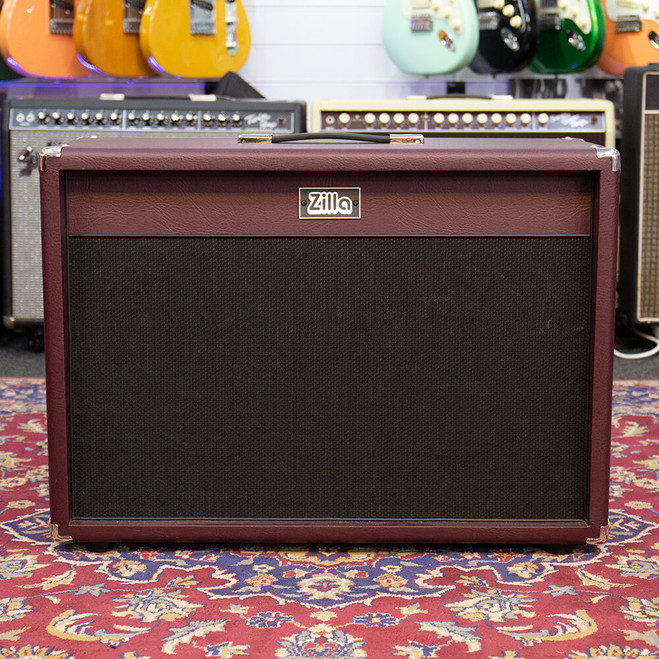 Zilla Cab 2x12 - Vintage 30 Speakers - Ox Blood - 2nd Hand