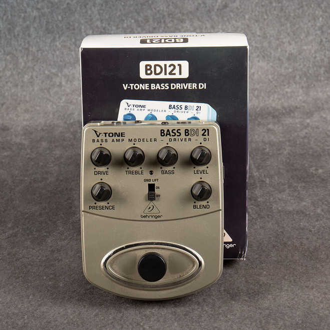 Behringer BDI 21 V-Tone Bass Preamp - Boxed - 2nd Hand