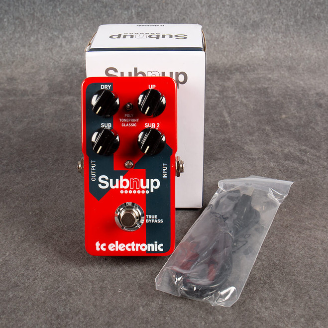 TC Electronic Sub 'n' Up Octaver Pedal - Boxed - 2nd Hand