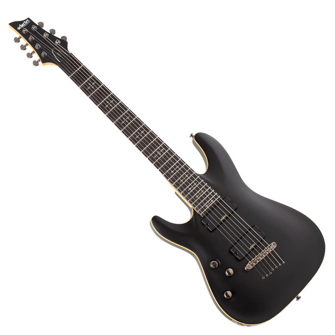 Schecter Demon-7 LH - Aged Black Satin