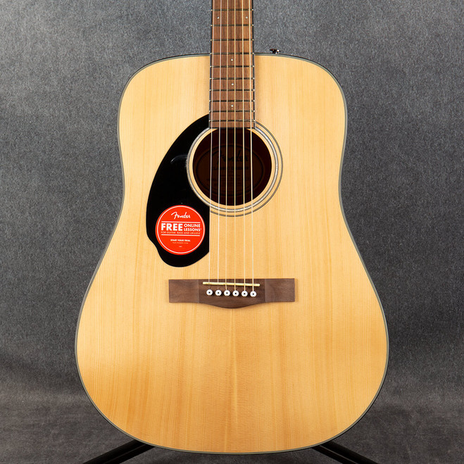 Fender CD-60S Left Handed Acoustic Guitar - Natural - 2nd Hand