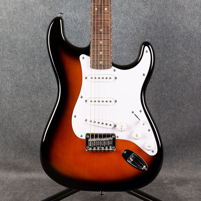 Squier Bullet Stratocaster HT Electric Guitar - Brown Sunburst - 2nd Hand