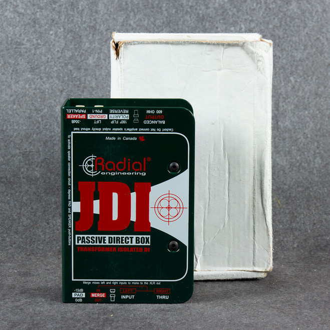 Radial JDI Passive Direct Box - Boxed - 2nd Hand
