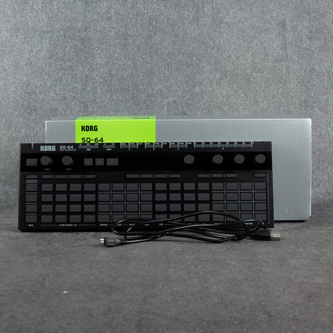 Korg SQ 64 Polyphonic Step Sequencer - Boxed - 2nd Hand