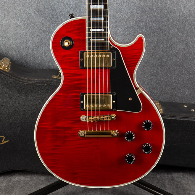 Gibson Les Paul Custom - Quilted Wine Red - Hard Case - 2nd Hand