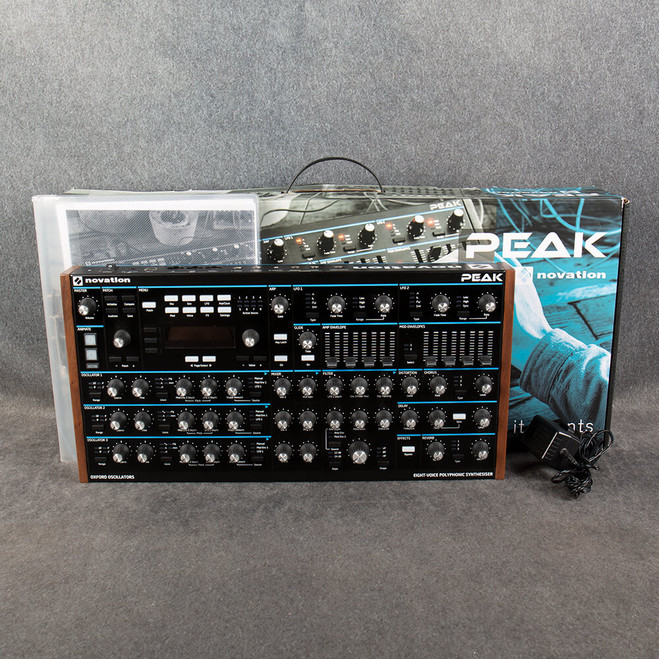 Novation Peak Synthesizer - Box & PSU - 2nd Hand