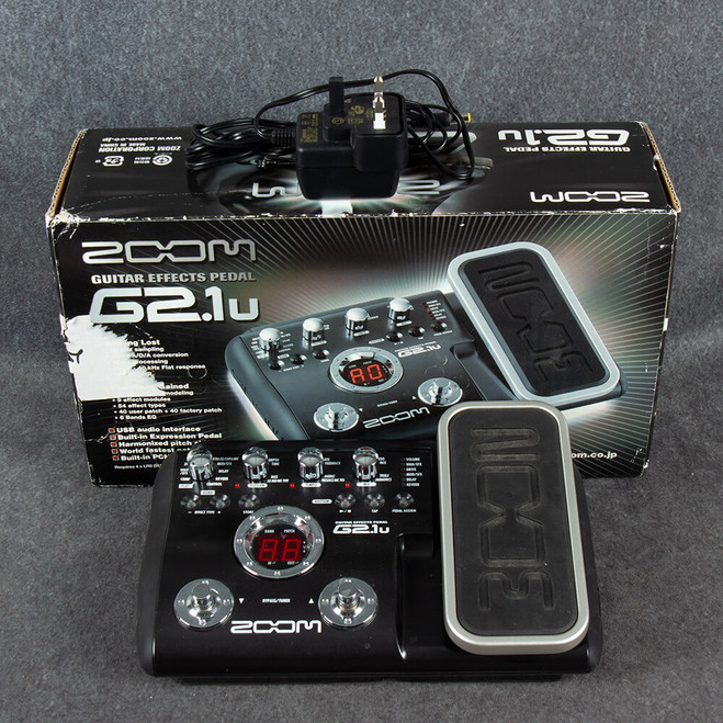 Zoom G2.1u Guitar Effects Pedal - Box & PSU - 2nd Hand