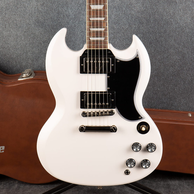 Epiphone 1961 Les Paul SG Standard - White - Case **COLLECTION ONLY** - Ex Demo