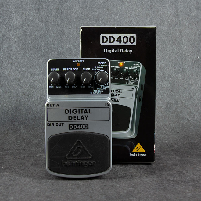 Behringer DD400 Digital Delay Pedal - Boxed - 2nd Hand