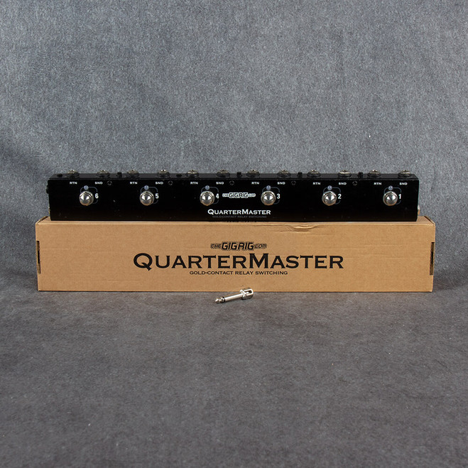 The GigRig QuarterMaster QMX-6 Pedal Switcher - Boxed - 2nd Hand