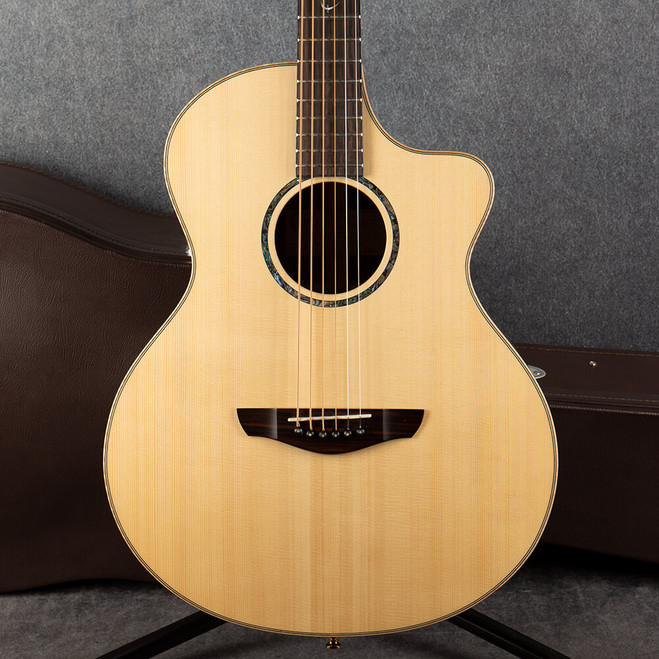 Faith HiGloss Neptune Baritone Electro-Acoustic - Natural - Hard Case - 2nd Hand