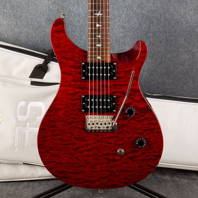 PRS 25th Anniversary SE Custom 24 - Scarlet Red - Gig Bag - 2nd Hand